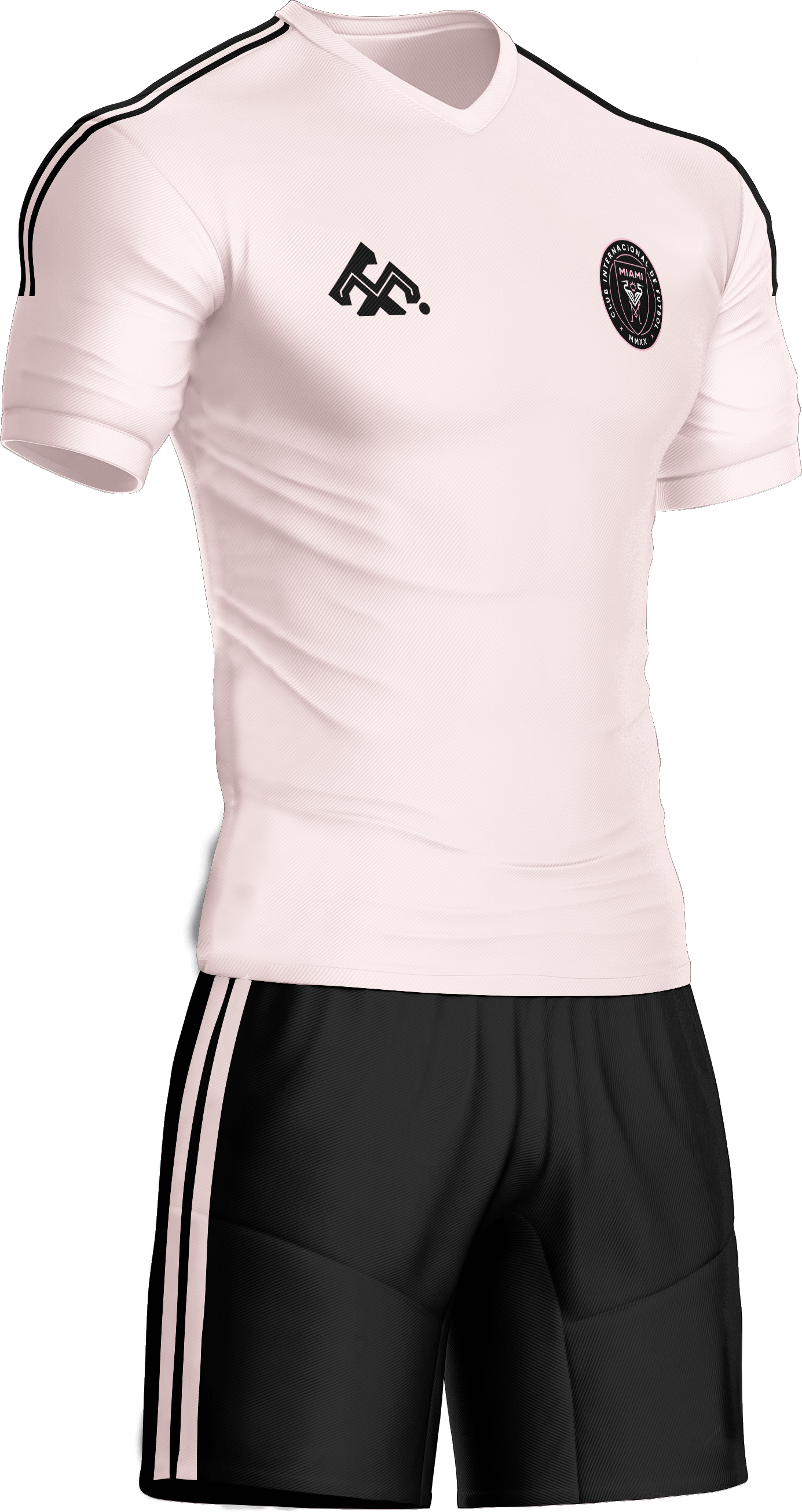 Uniforme Inter de Miami Rosa Claro